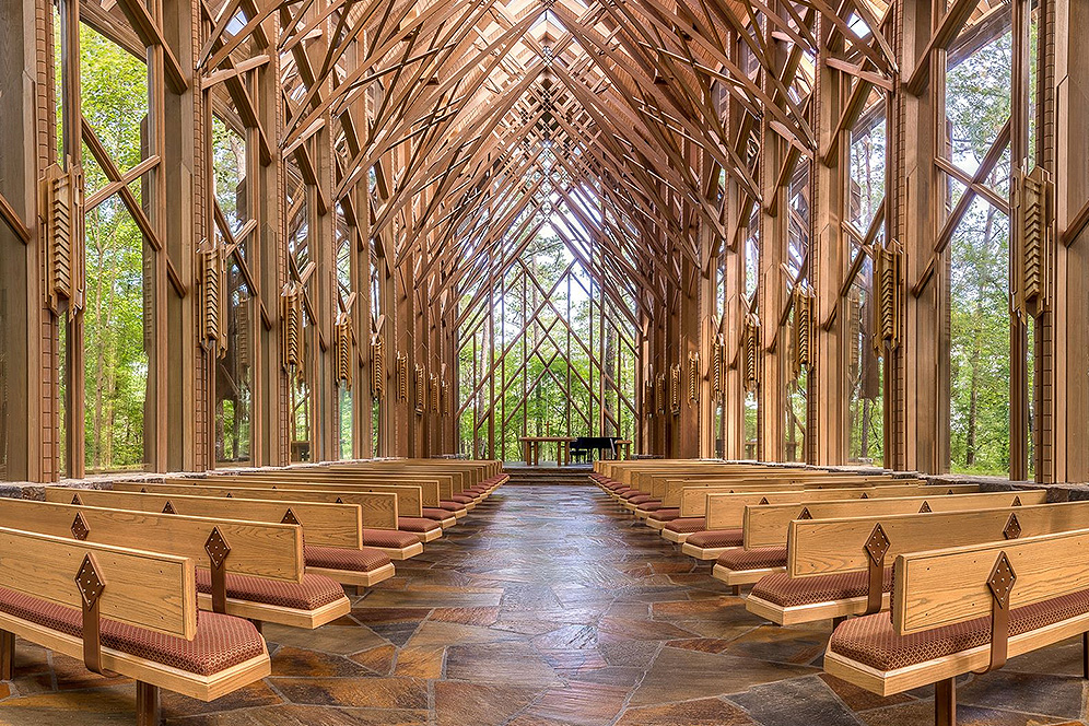 Hidden in the forest’s emerald embrace, Anthony’s Chapel
