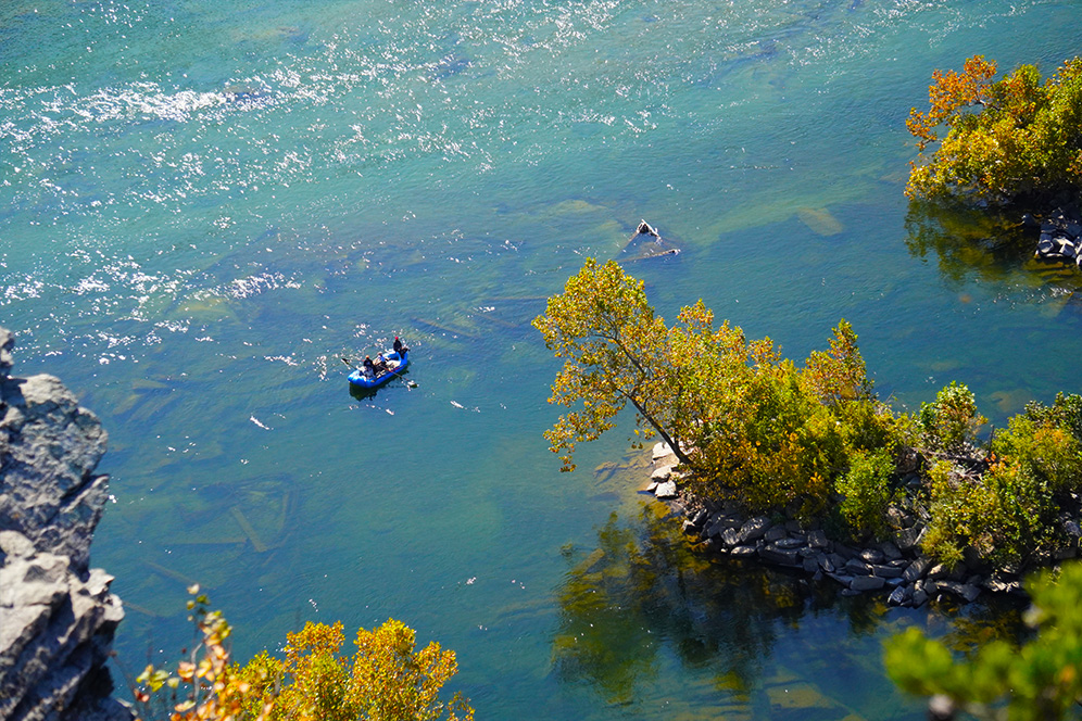 Boating and Biking Activities in Harpers Ferry Park, West Virginia